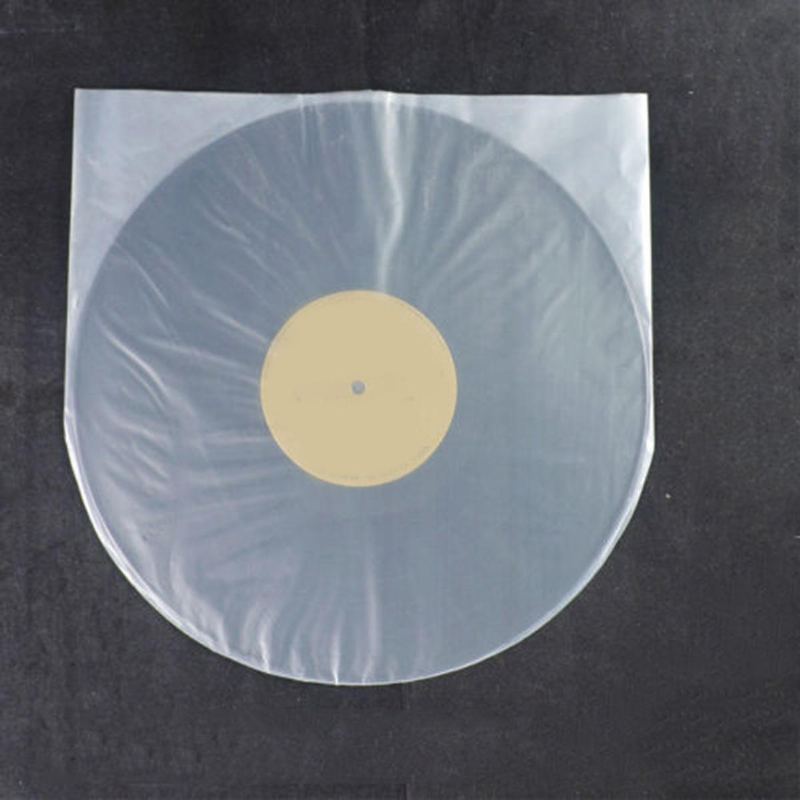 50 Ks/sada Antistatický Průhledný Plastový Kryt Vnitřní Pouzdra Pro 12'' Lp Ld Vinylovou Desku