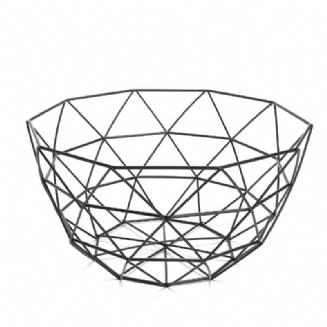 Dekorace Z Geometrického Kovového Drátu Úložný Stojan Na Výstavní Košík Na Mísu S Ovocem