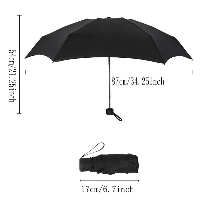 Deštník Déšť Ženy Malé Módní Skládací
