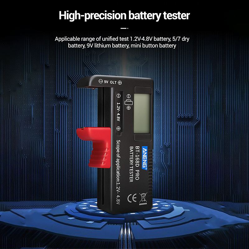 Digitální Tester Kapacity Lithiové Baterie