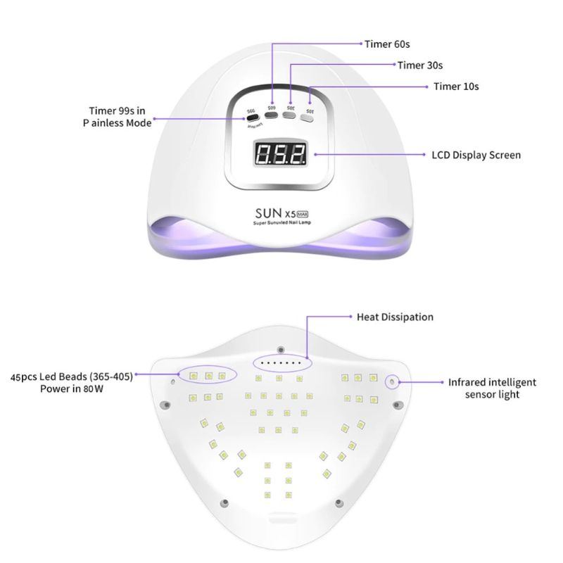 Led Light Profesionální Gel Lak Na Sušení Nehtů