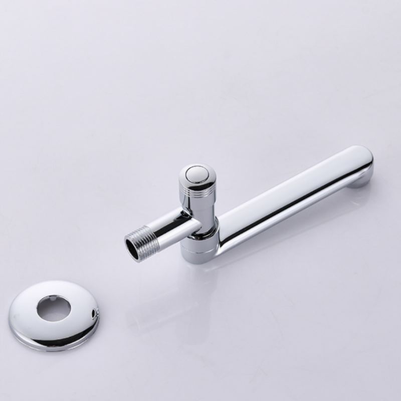 Stříbrné Koupelnové Umyvadlo Na Desku S Jedním Jednoduchým Otvorem Pro Teplou A Studenou Vodu