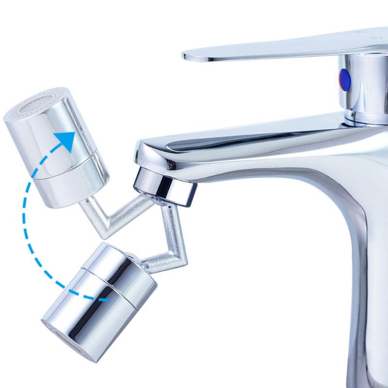 Univerzální Faucet Areator Suleve Otočný Kohoutek O 360 Stupňů Bubbler Rotační Síťovina Ústa Proti Stříkání Hlava Faucetu S Dvojitým Režimem Zařízení Pro Úsporu Vody Pro Koupelnu A Kuchyň