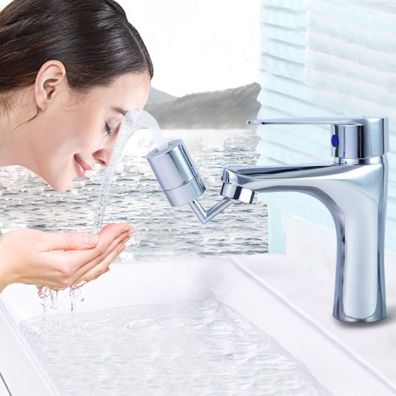 Univerzální Faucet Areator Suleve Otočný Kohoutek O 360 Stupňů Bubbler Rotační Síťovina Ústa Proti Stříkání Hlava Faucetu S Dvojitým Režimem Zařízení Pro Úsporu Vody Pro Koupelnu A Kuchyň