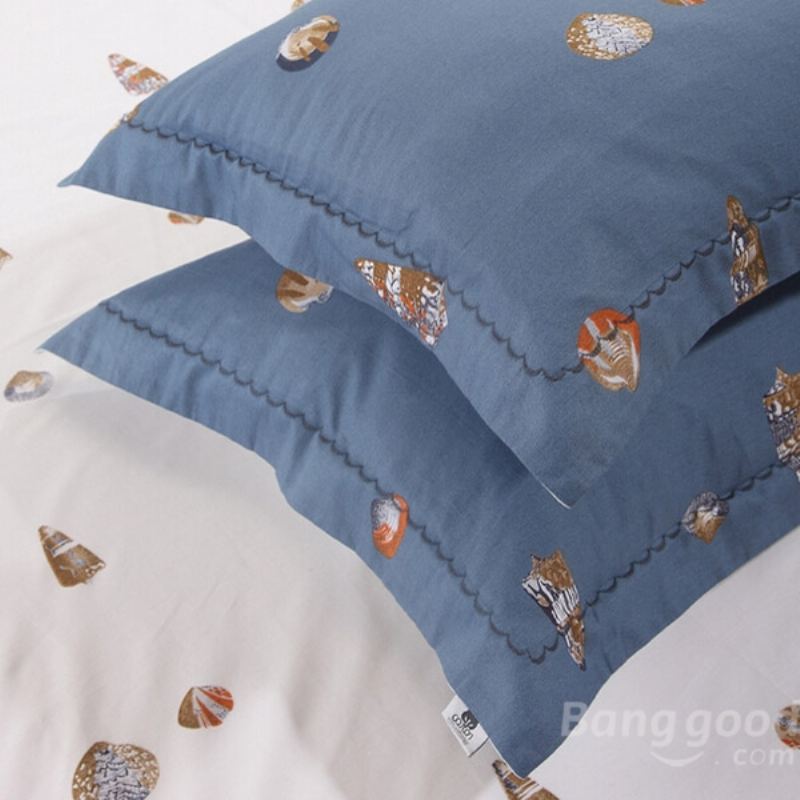 4ks Suit Cotton Conch Predestined Love Printen Thicken Bedding Sets