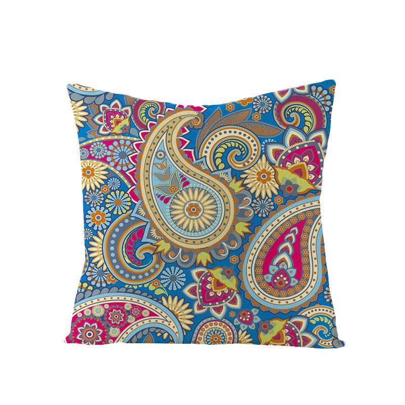 Bohemian Mandala Folk Geometrický Styl Povlečení Na Polštář Domácí Pohovka Art Decor Potah Na