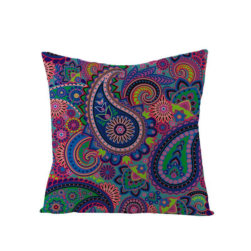 Bohemian Mandala Folk Geometrický Styl Povlečení Na Polštář Domácí Pohovka Art Decor Potah Na