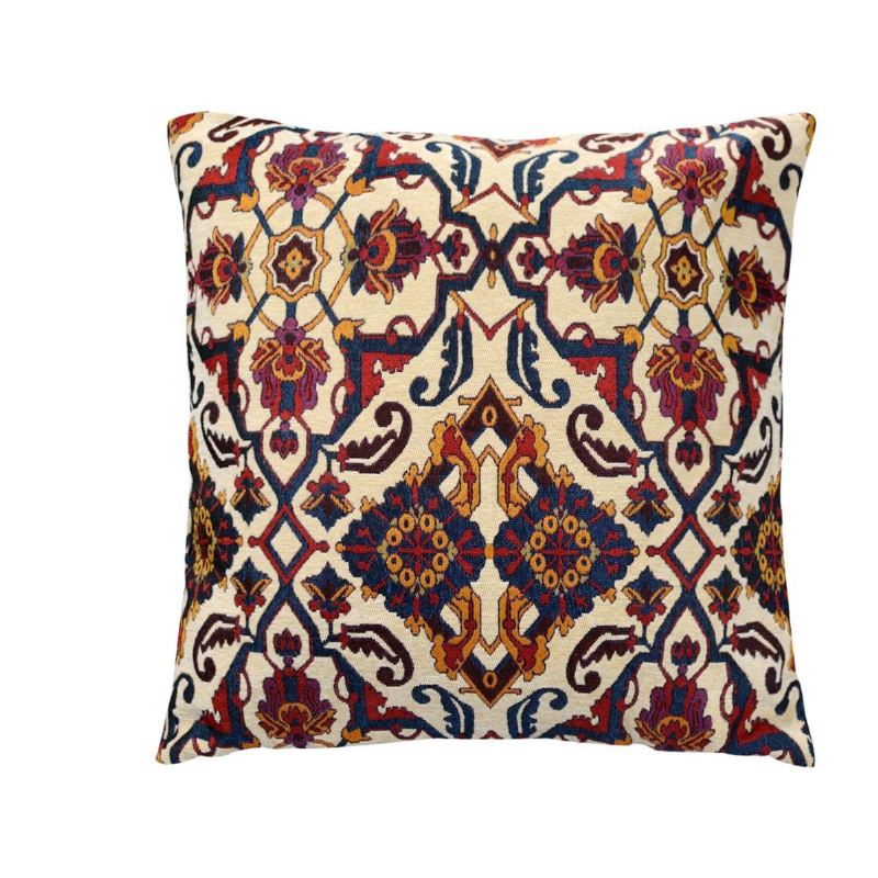 Bohemian Throw Polštáře Retro Jacquard Balení 2 Texturovaných Žinylkových Etnické Boho Marocké Dekorativní