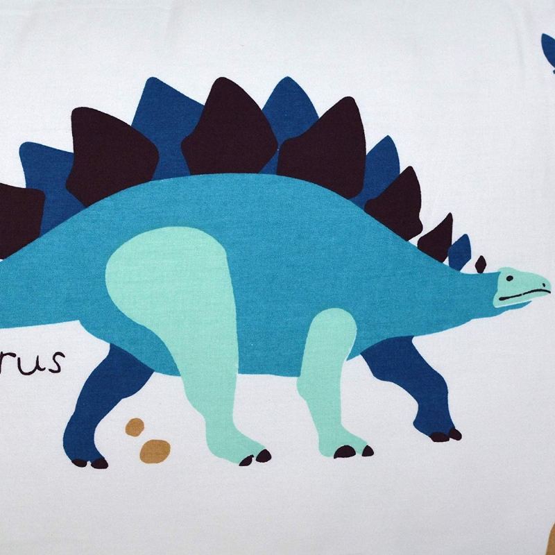 Dětské Dinosauří Polštáře Se Vzorem Standardní Velikost 2dílné 100% Bavlna