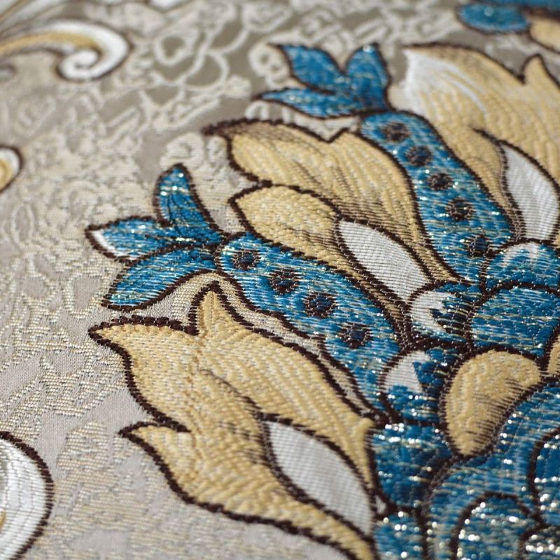 Hedvábný Povlak Na Polštář Vyšívaný Na Umění Hedvábné Čtvercové Povlaky Na Damašek Květinový 18 X 18 Palců