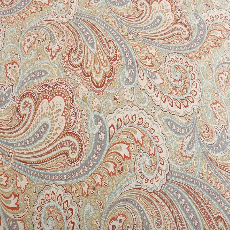 Luxusní Povlečení Paisley Design Vypasované Prostěradlo 800 Nití 100% Egyptská Bavlna Khaki