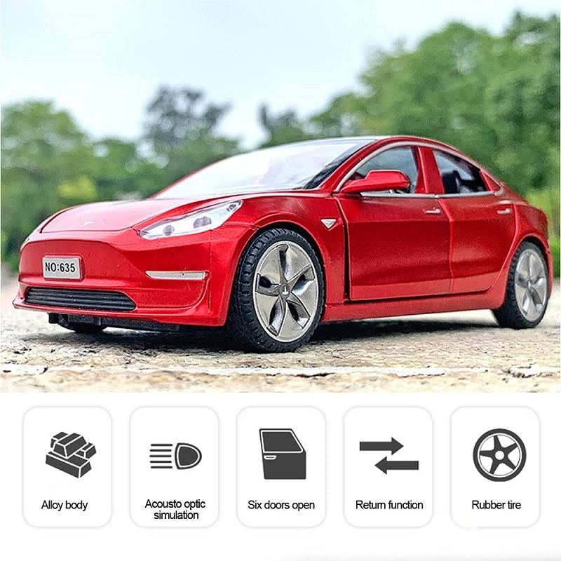 Automobil Tesla Model 3 Z Lehké Slitiny