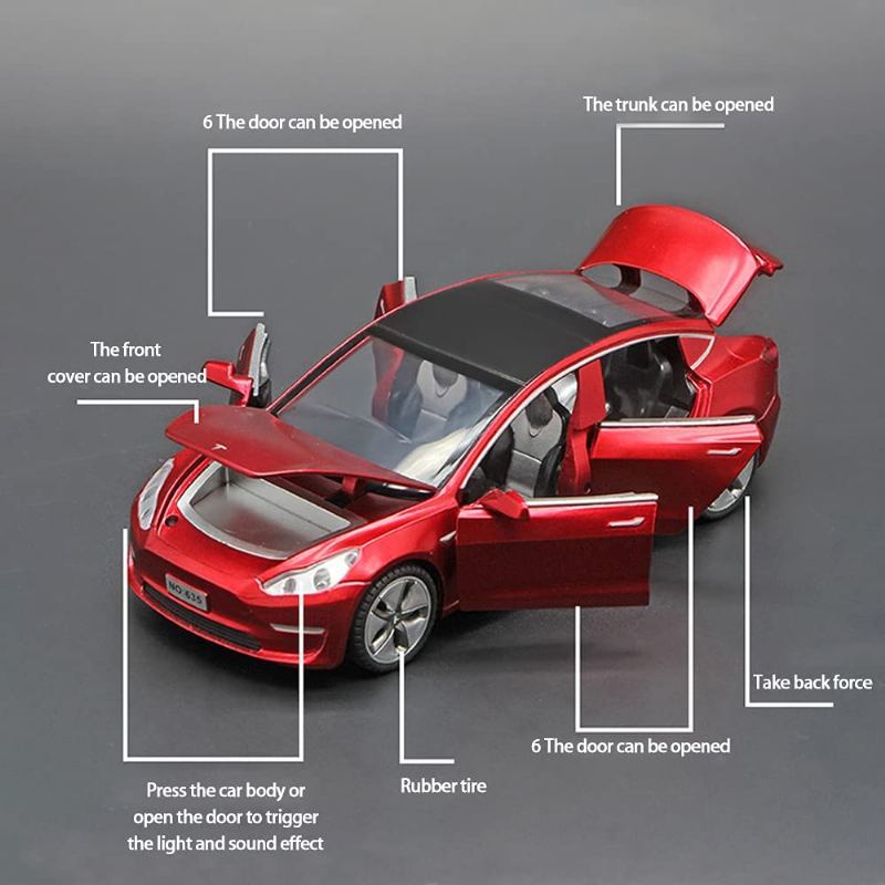 Automobil Tesla Model 3 Z Lehké Slitiny