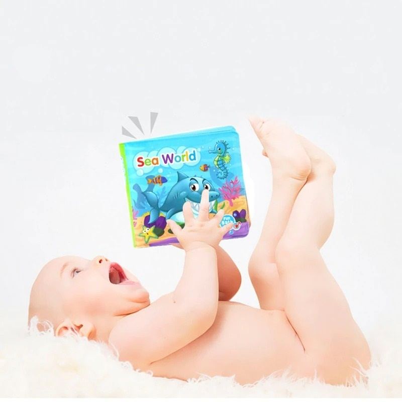 Baby Bath Books Education Development Hračka Touch Feel Activity Toy