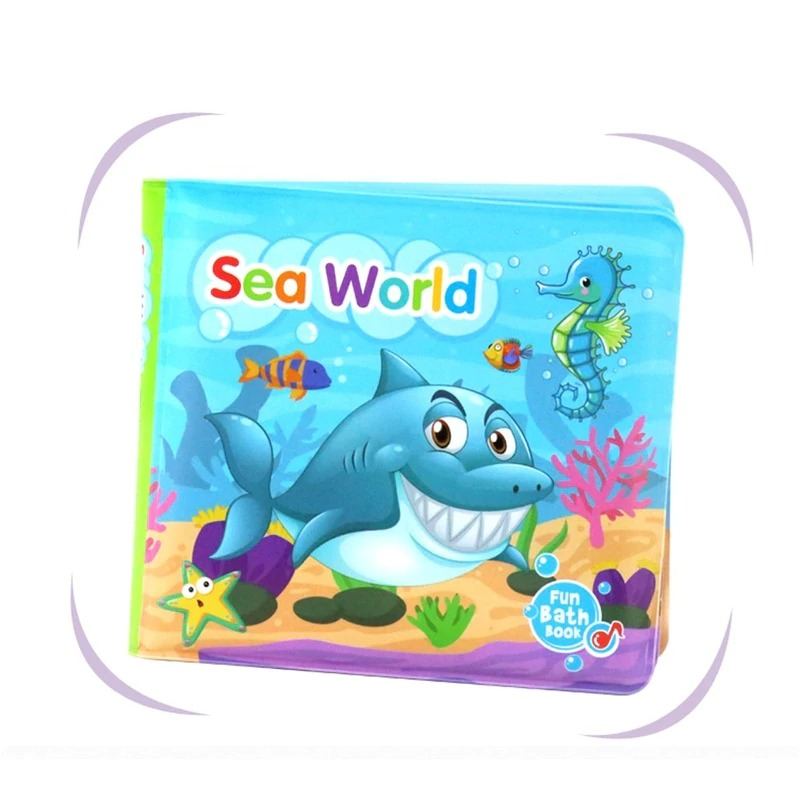 Baby Bath Books Education Development Hračka Touch Feel Activity Toy