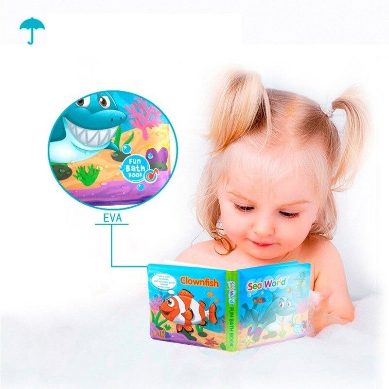 Baby Bath Books Education Development Hračka Touch Feel Activity Toy