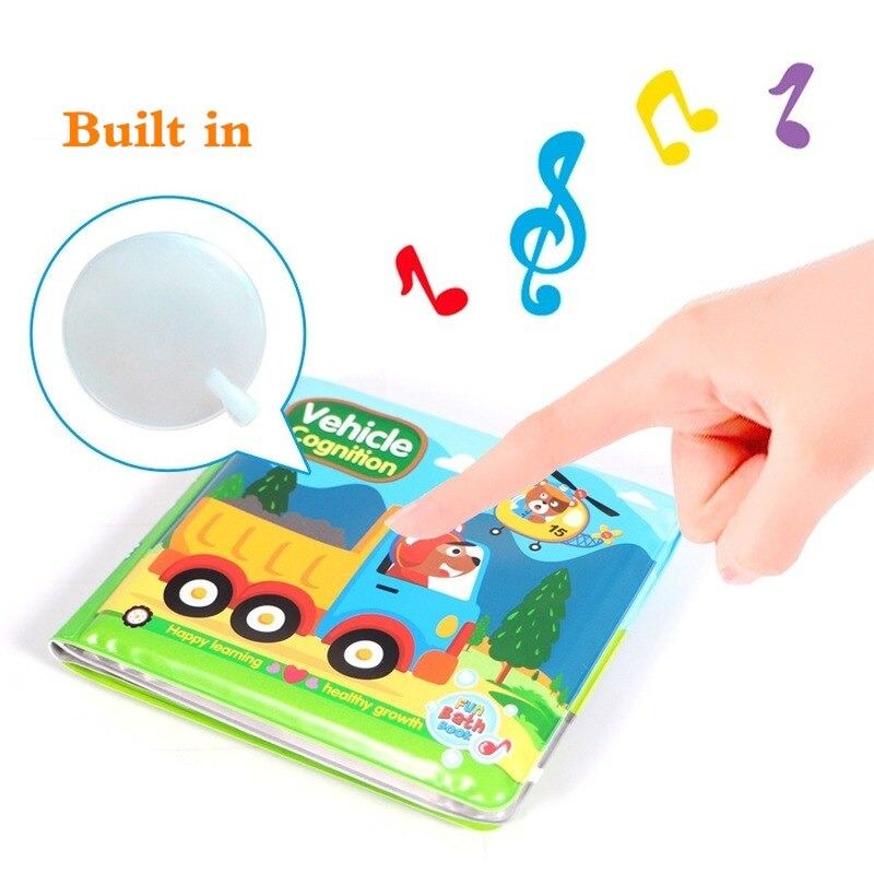 Baby Bath Books Education Development Hračka Touch Feel Activity Toy