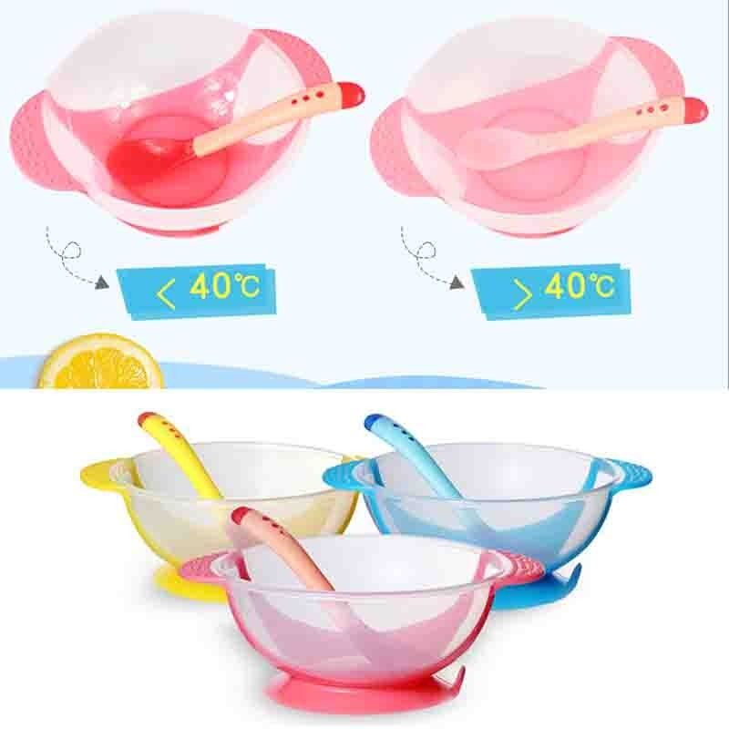 Baby Bowl Set Lžíce Nádobí S Přísavkou