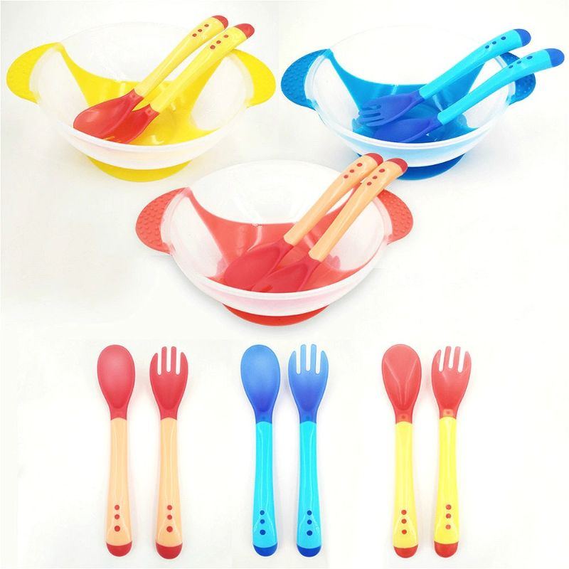 Baby Bowl Set Lžíce Nádobí S Přísavkou