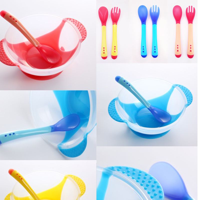 Baby Bowl Set Lžíce Nádobí S Přísavkou