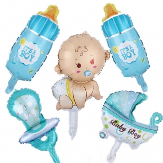 Baby Shower Boys Girls Party Balloons Dekorace 5pcs