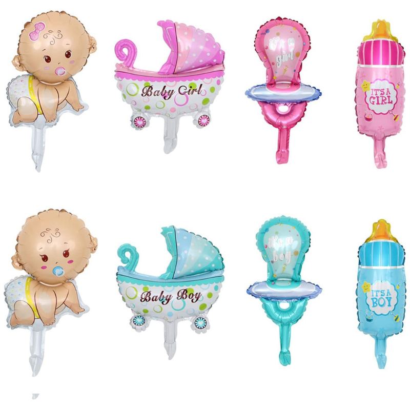 Baby Shower Boys Girls Party Balloons Dekorace 5pcs