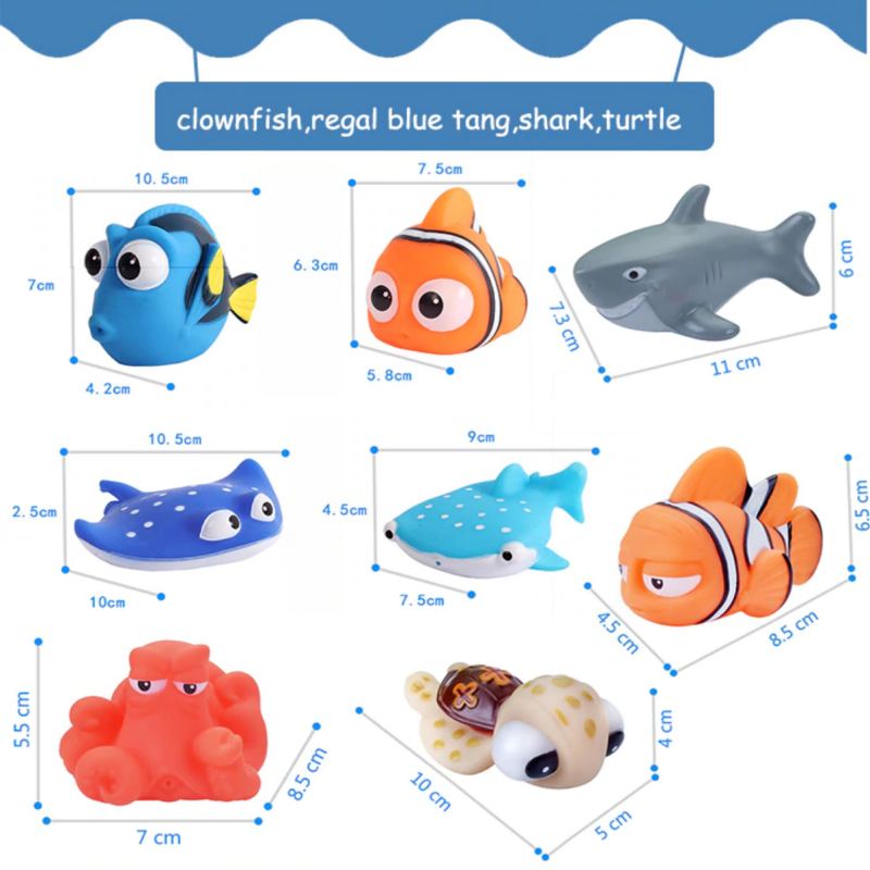 Dětské Hračky Do Vany Finding Nemo Dory Float Spray Water Squeeze