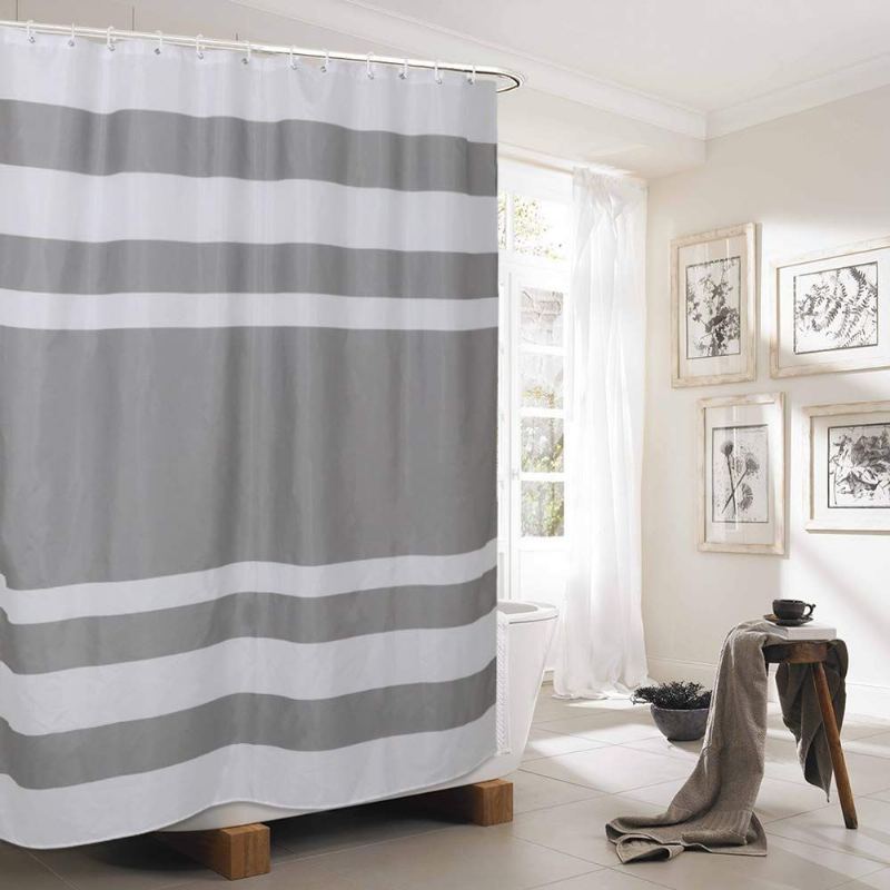 Hotelový Domov Moderní Kvalitní Textilní Sprchový Závěs Ze Směsi Polyesteru S Nerezovou Pro Koupelnové Sprchy A Vany 72 X 72 Palců