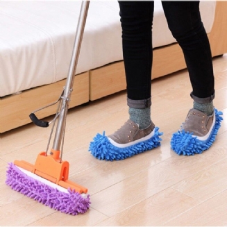 Dust Cleaner Mop Pantofle Opakovaně Použitelný Domácí Čisticí Nástroj Z Mikrovlákna