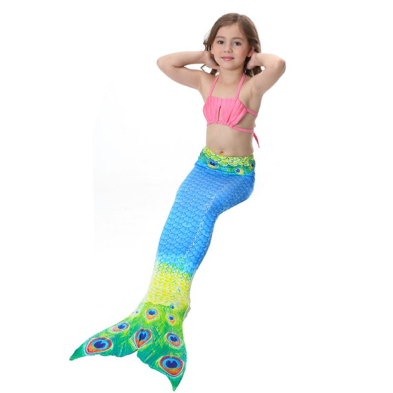 Fun Mermaid Tails Plavky Dárek Nejlepší Cosplay Princezna Panenka Společenské Šaty Sukně