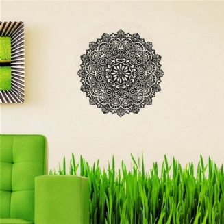 59x59cm Odnímatelné Samolepky Na Zeď S Květinami Mandala Vinylové Na Zeď Se Vzorem Mandaly Z Pvc