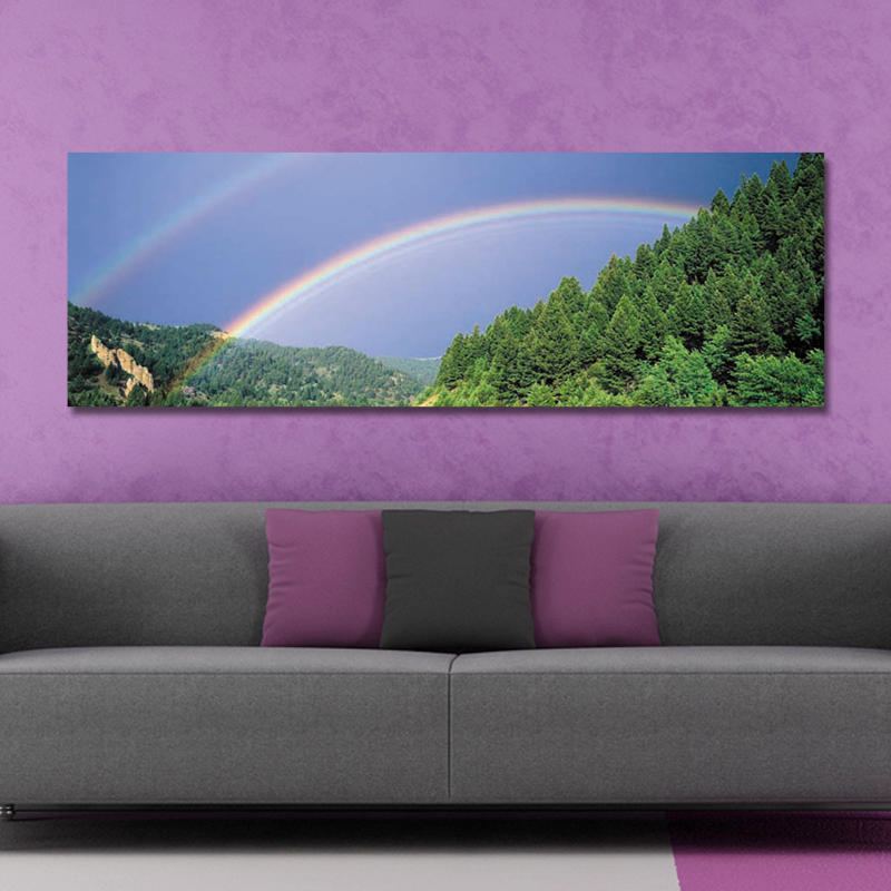 Dyc 10429 Jednosprejové Olejomalby Fotografie Rainbow Wall Art Pro Domácí Dekoraci