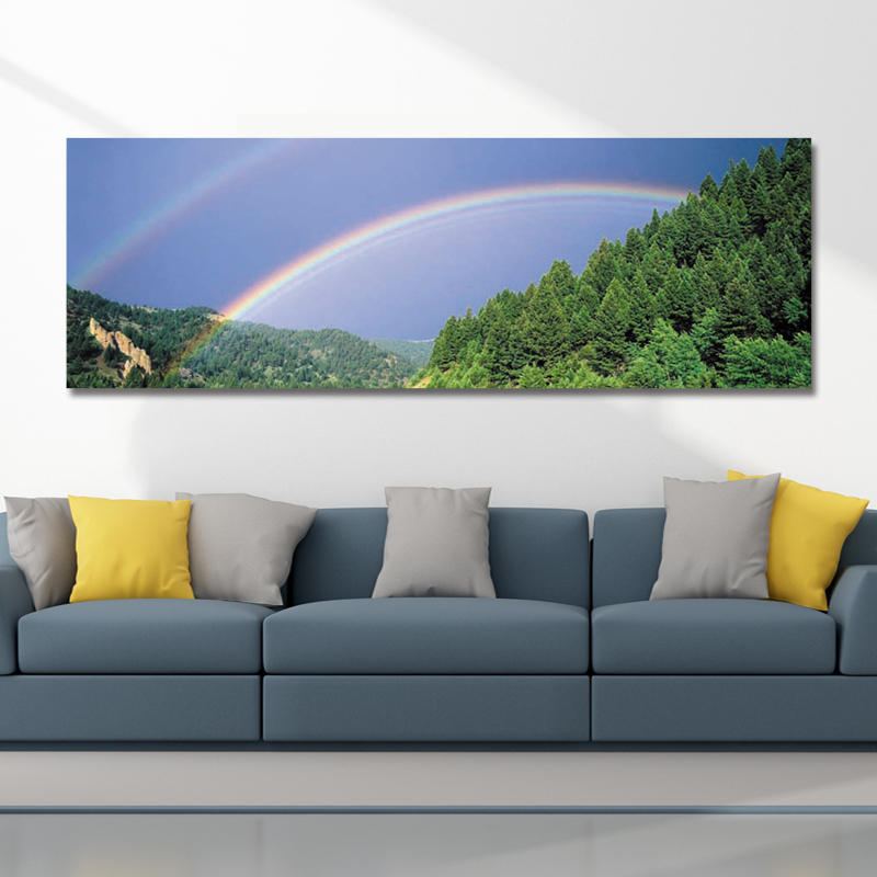 Dyc 10429 Jednosprejové Olejomalby Fotografie Rainbow Wall Art Pro Domácí Dekoraci