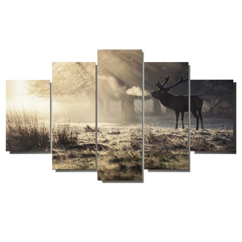 Elk Art Olejomalby Moderní Styl Obraz Na Plátně Nástěnné Nezarámované Obrazy Home Decor