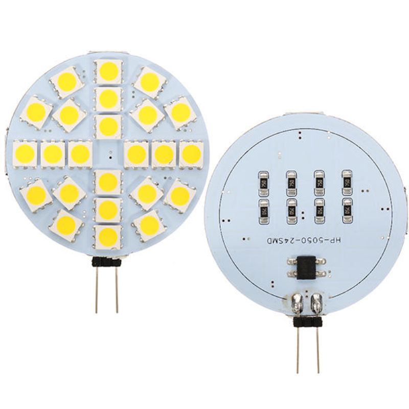 G4 3w Stmívatelná Žárovka Smd5050 24led Teplá Bílá Čistě Dc12v