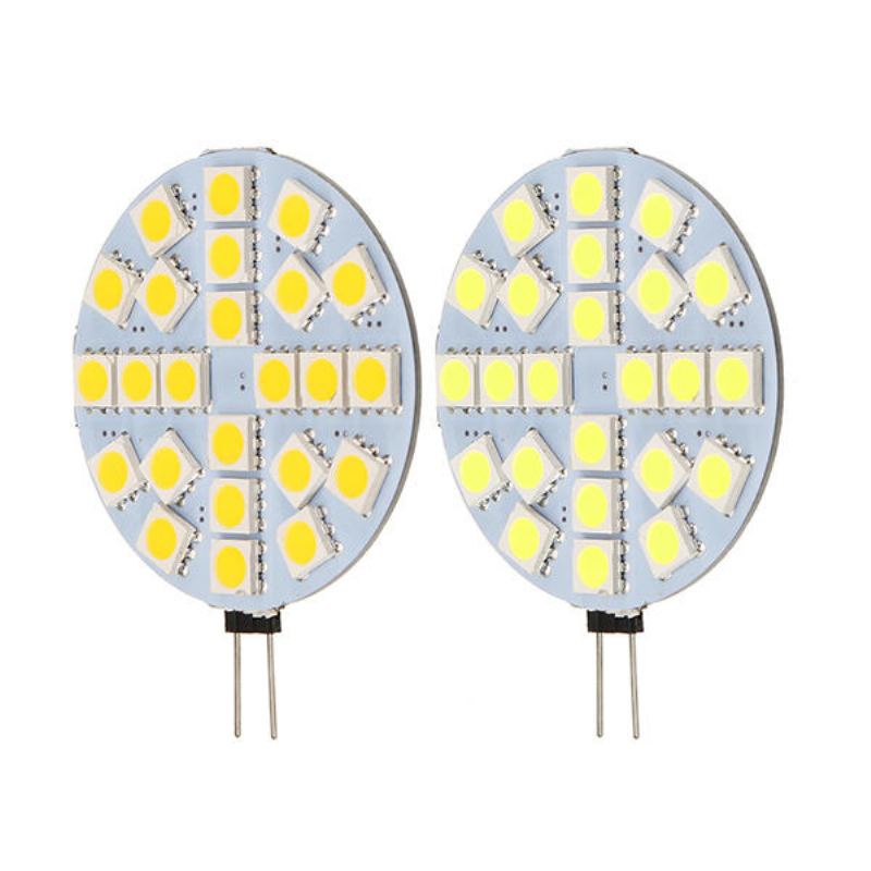 G4 3w Stmívatelná Žárovka Smd5050 24led Teplá Bílá Čistě Dc12v