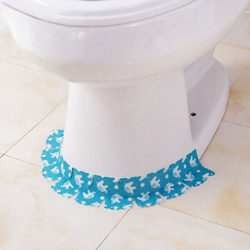 Honana Ts-74 Creative Cartoon Toilet Base Sticker Vodotěsná Anti-vegeting Animals Barevné Samolepky