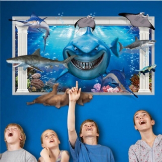 Miico 3d Creative Pvc Samolepky Na Zeď Home Decor Mural Art Odnímatelná Samolepka S Dekorem Ponorky