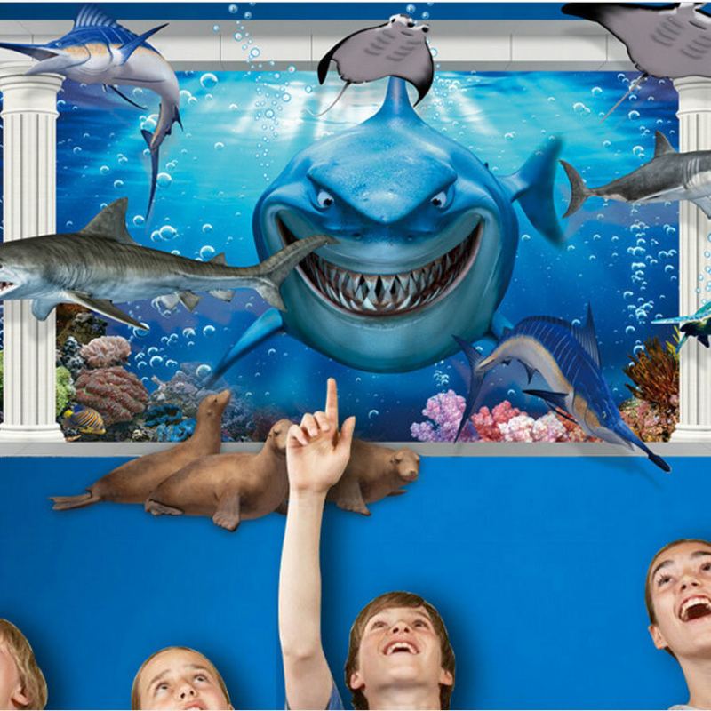 Miico 3d Creative Pvc Samolepky Na Zeď Home Decor Mural Art Odnímatelná Samolepka S Dekorem Ponorky