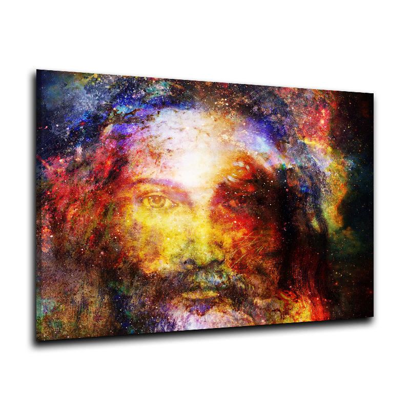 Miico Ručně Malované Olejomalby Jesus Portrait Wall Art Pro Domácí Dekoraci