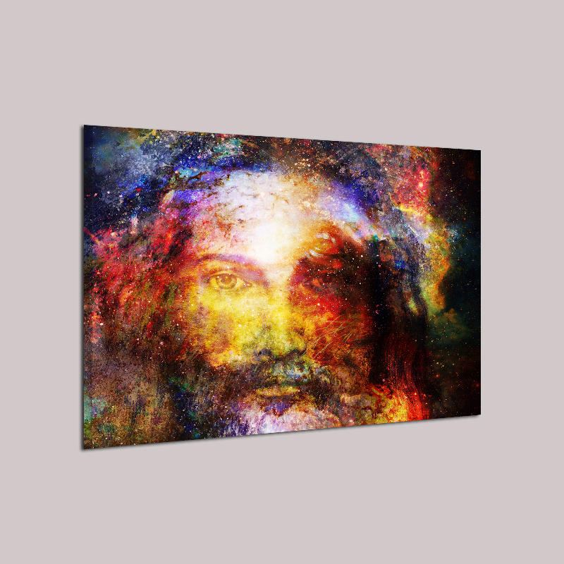 Miico Ručně Malované Olejomalby Jesus Portrait Wall Art Pro Domácí Dekoraci