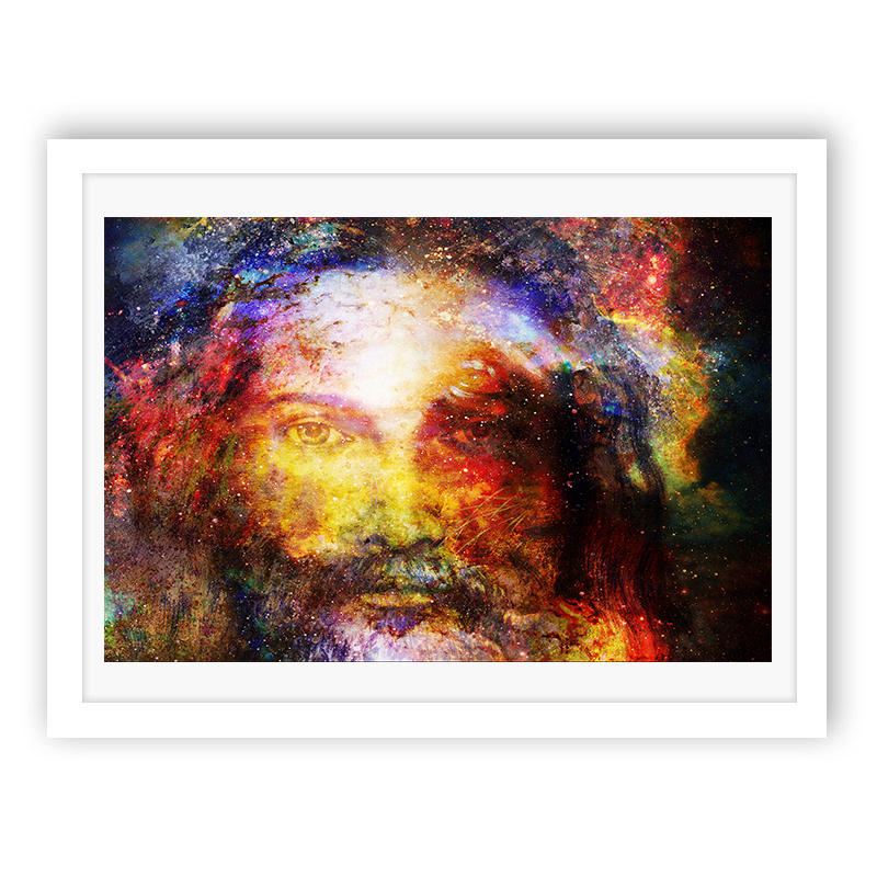 Miico Ručně Malované Olejomalby Jesus Portrait Wall Art Pro Domácí Dekoraci