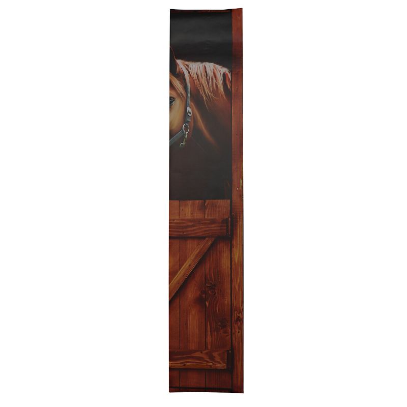 Samolepící Nálepky Na Nástěnnou Malbu 3d Samolepka Na Zeď Na Dveře Koně Wrap Home Decor 77x200cm