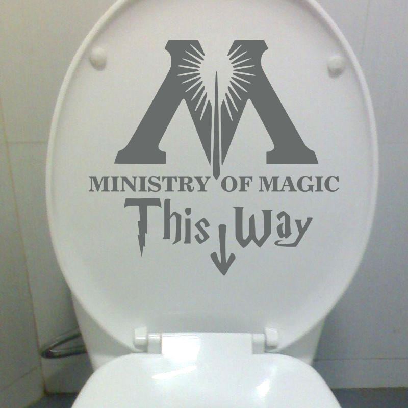 Samolepka Na Zeď Do Koupelny Ministry Of Magic Home Decor Toalet Decal Samolepky Na Stěnu Pro Domácí Kutily