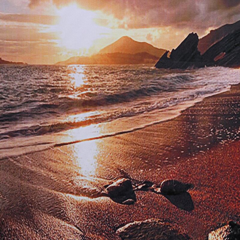 Sunset Beach Krajina Nástěnný Umělecký Obraz Na Plátně Dekor Bezrámové Plátno Pro Domácí Dekoraci